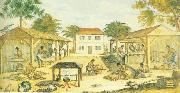 unknow artist, Slaves working in 17th-century Virginia